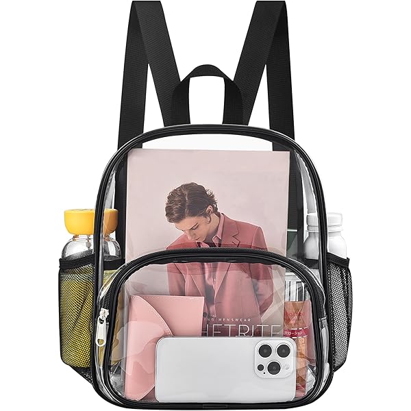 Amazon.com: Higuyst Small Clear Backpack for Women